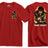 Fig 11 Group Therapy Double Print T-Shirt - Red