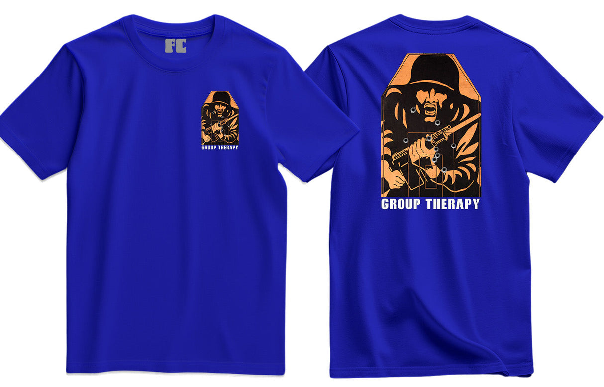 Fig 11 Group Therapy Double Print T-Shirt - Royal Blue