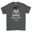 Grumpy Old 14th 20th Kings Hussars Veteran Printed T-Shirt - Charcoal