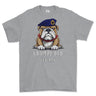 Grumpy Old 14th 20th Kings Hussars Veteran Printed T-Shirt - Sports Grey