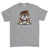 Grumpy Old Kings Royal Hussars Veteran Printed T-Shirt - Sports Grey