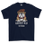 Grumpy Old Kings Royal Hussars Veteran Printed T-Shirt - Navy Blue