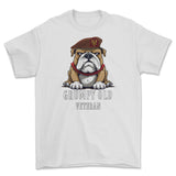 Grumpy Old Kings Royal Hussars Veteran Printed T-Shirt - White