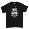 Grumpy Old 17th/21st Lancer Veteran Printed T-Shirt - Black