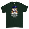 Grumpy Old 17th/21st Lancer Veteran Printed T-Shirt - Green