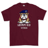 Grumpy Old 17th/21st Lancer Veteran Printed T-Shirt - Maroon
