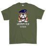 Grumpy Old 17th/21st Lancer Veteran Printed T-Shirt - Olive Green