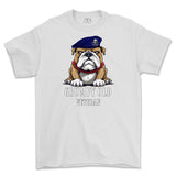 Grumpy Old 17th/21st Lancer Veteran Printed T-Shirt - White