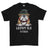 Grumpy Old Queens Royal Hussars Veteran Printed T-Shirt - Black
