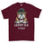 Grumpy Old Queens Royal Hussars Veteran Printed T-Shirt - Maroon