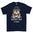 Grumpy Old Queens Royal Hussars Veteran Printed T-Shirt - Navy Blue