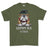 Grumpy Old Queens Royal Hussars Veteran Printed T-Shirt - Olive Green