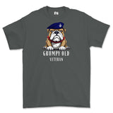 Grumpy Old Royal Armoured Corps Veteran Printed T-Shirt - Charcoal