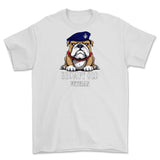 Grumpy Old Royal Armoured Corps Veteran Printed T-Shirt - White