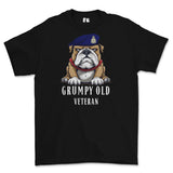 Grumpy Old Army Catering Corps ACC Veteran Printed T-Shirt - Black