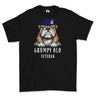 Grumpy Old Army Catering Corps ACC Veteran Printed T-Shirt - Black