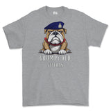 Grumpy Old Army Catering Corps ACC Veteran Printed T-Shirt - Sports Grey
