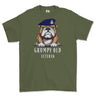 Grumpy Old Army Catering Corps ACC Veteran Printed T-Shirt - Olive Green