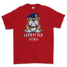 Grumpy Old Army Catering Corps ACC Veteran Printed T-Shirt - Red