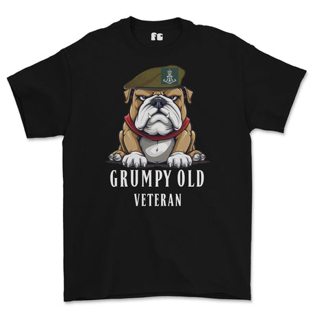 Grumpy Green Howards Veteran Printed T-Shirt - Black