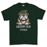 Grumpy Green Howards Veteran Printed T-Shirt - Green