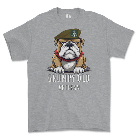 Grumpy Green Howards Veteran Printed T-Shirt - Sports Grey
