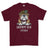 Grumpy Green Howards Veteran Printed T-Shirt - Maroon