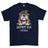 Grumpy Green Howards Veteran Printed T-Shirt - Navy Blue