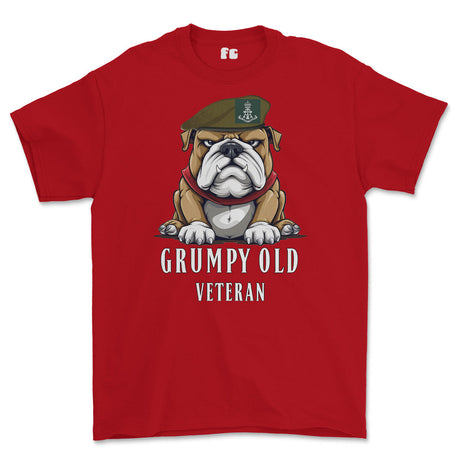Grumpy Green Howards Veteran Printed T-Shirt - Red