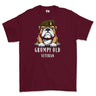Grumpy Old Grenadier Guards Veteran Printed T-Shirt - Maroon