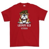 Grumpy Old Grenadier Guards Veteran Printed T-Shirt - Red