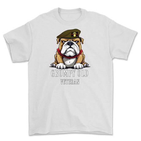 Grumpy Old Grenadier Guards Veteran Printed T-Shirt - White