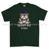 Grumpy Old Blues And Royals Veteran Printed T-Shirt - Commando Green