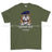 Grumpy Old Blues And Royals Veteran Printed T-Shirt - Military Green