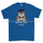 Grumpy Old Blues And Royals Veteran Printed T-Shirt - Royal Blue