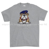 Grumpy Old Blues And Royals Veteran Printed T-Shirt - Sports Grey
