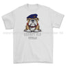 Grumpy Old Blues And Royals Veteran Printed T-Shirt - White