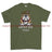 Grumpy Old British Veteran Printed T-Shirt - Military Green