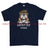 Grumpy Old British Veteran Printed T-Shirt - Navy Blue