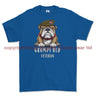 Grumpy Old British Veteran Printed T-Shirt - Royal Blue
