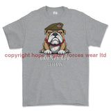 Grumpy Old British Veteran Printed T-Shirt - Sports Grey