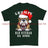 Grumpy Old British Veteran Christmas Printed T-Shirt - Commando Green