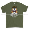 Grumpy Old Coldstream Guards Veteran Printed T-Shirt - Military Green
