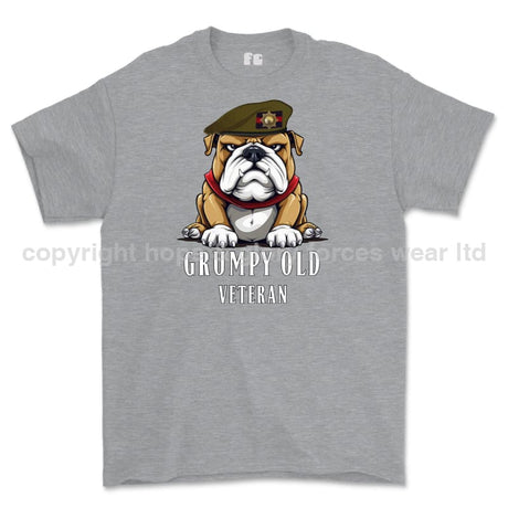 Grumpy Old Coldstream Guards Veteran Printed T-Shirt - Sports Grey