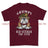 Grumpy Old Duke of Lancaster's Regiment Veteran Printed T-Shirt - Maroon