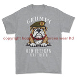 Grumpy Old Duke of Lancaster's Regiment Veteran Printed T-Shirt - Sports Grey