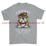 Grumpy Old Duke of Lancaster's Regiment Veteran Printed T-Shirt - Sports Grey