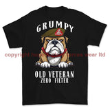 Grumpy Old Duke Of Wellington's Regiment Veteran Printed T-Shirt - Black