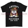 Grumpy Old Duke Of Wellington's Regiment Veteran Printed T-Shirt - Black