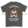 Grumpy Old Duke Of Wellington's Regiment Veteran Printed T-Shirt - Charcoal